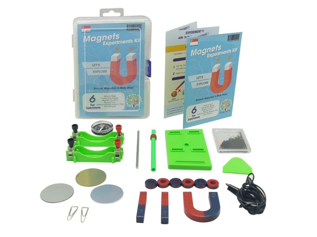 STEM Play N Learn 6 Experiments on Magnets Teaching Resource Learning ...