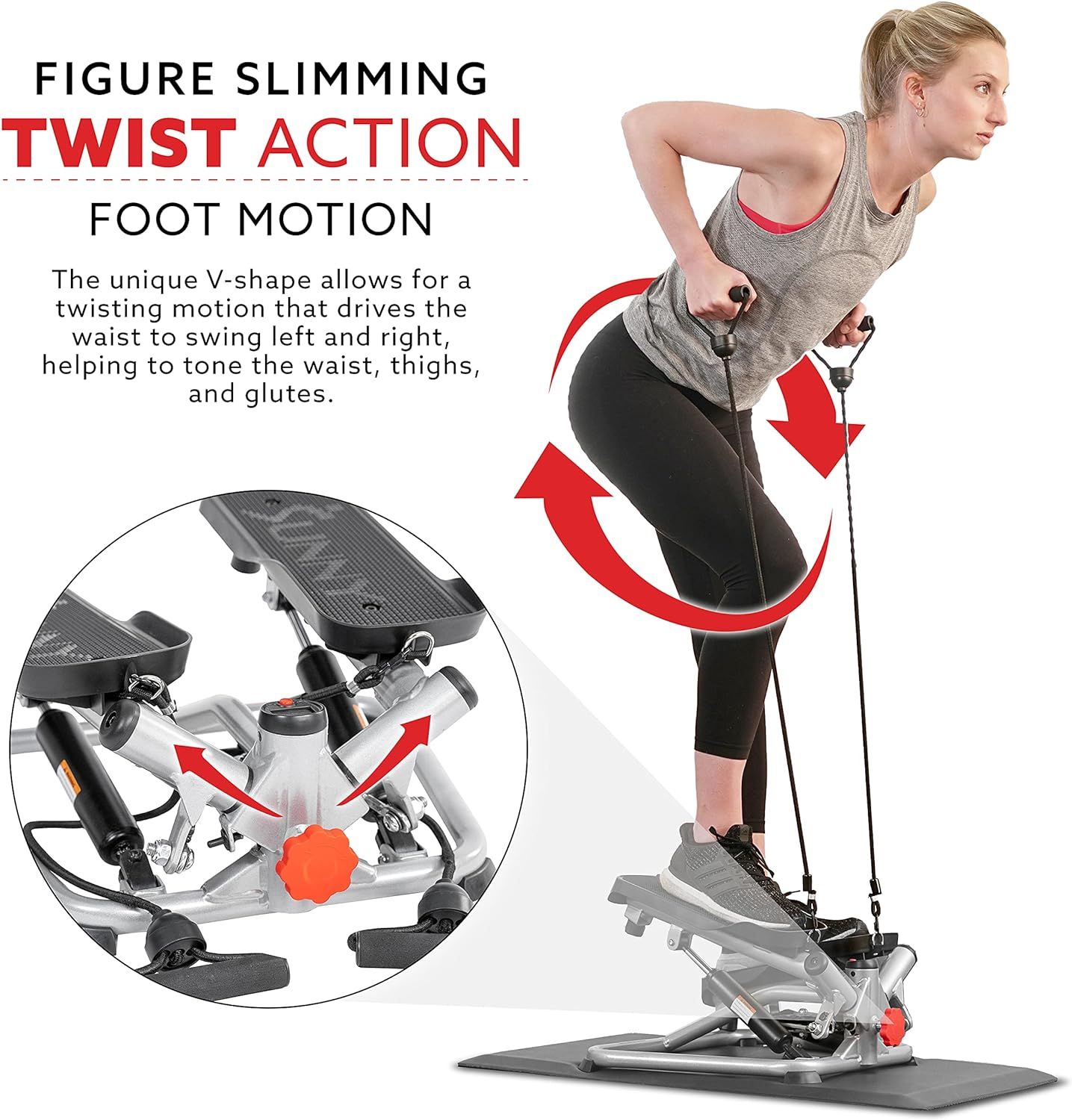 Sunny fitness twist stepper store