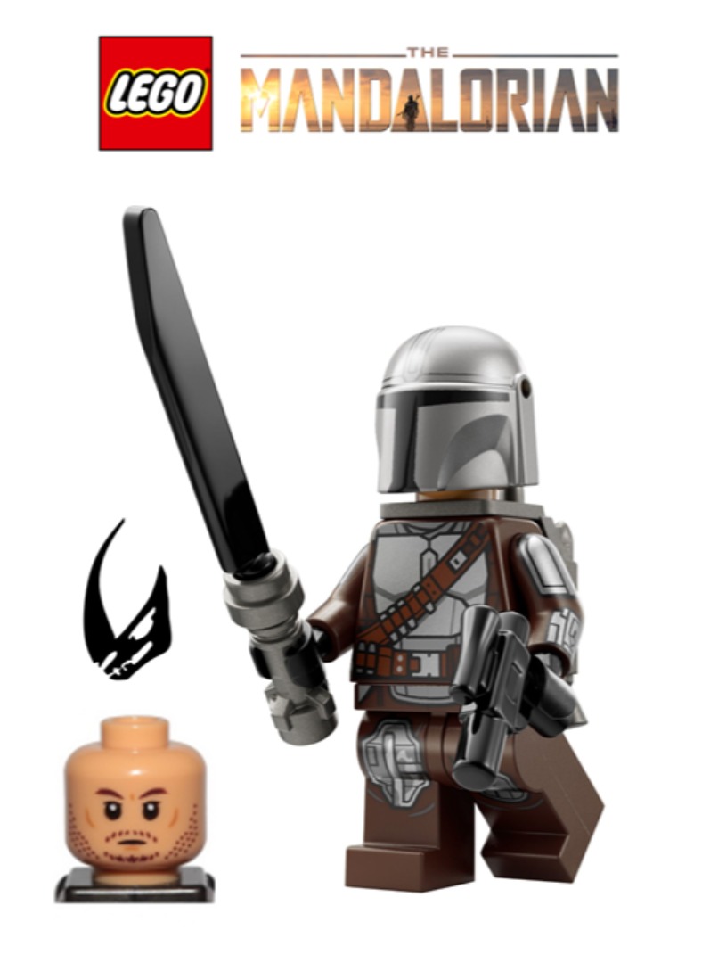 sw1258 Lego Star Wars The Mandalorian 75348 75361 Din Djarin Mando Minifigure w Silver Beskar Armor Jet Pack Dark Saber Helmet Blasters New Hobbies Toys Toys Games on Carousell