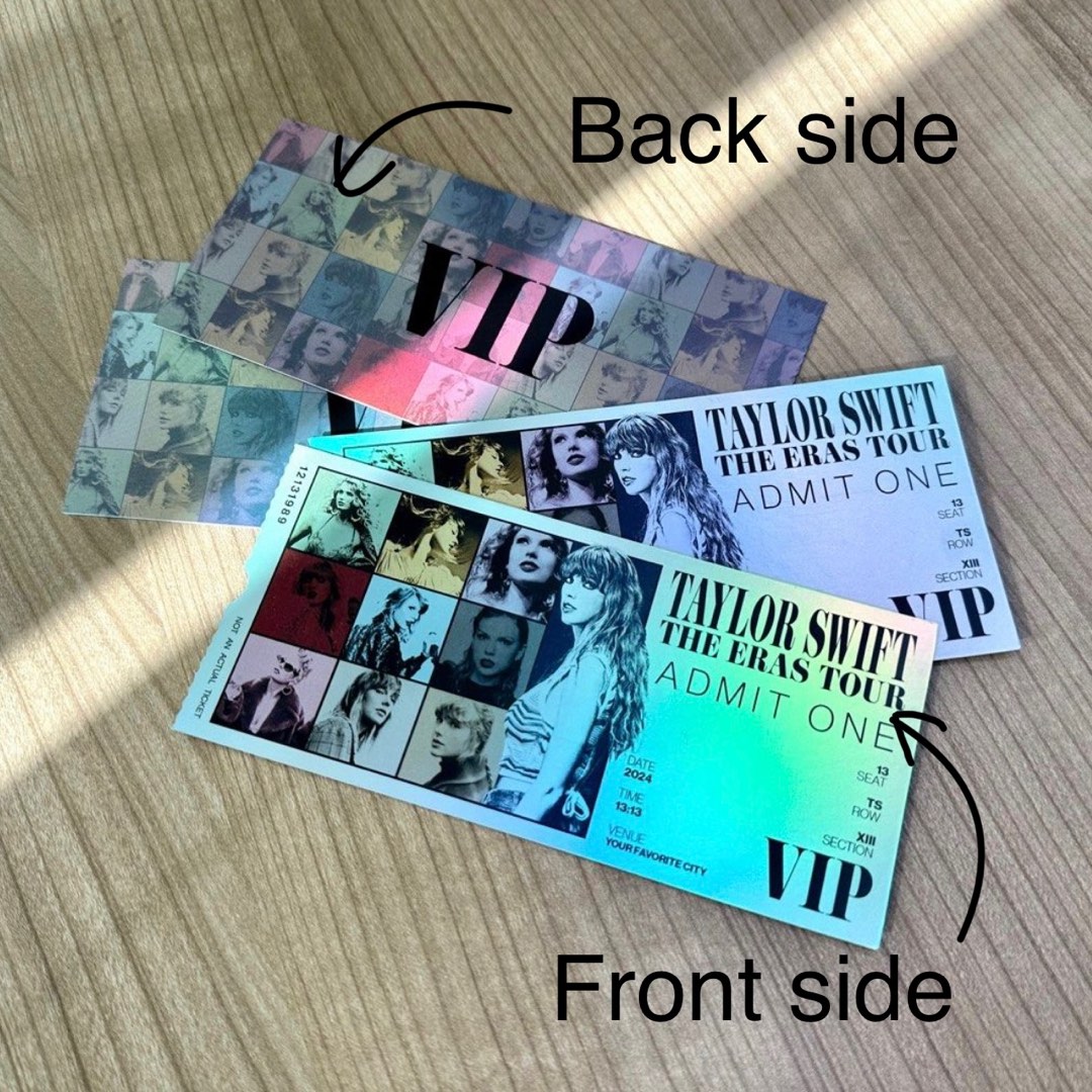 ミュージシャン TALOR SWIFT THE ERAS TOUR ADMIT ONE VIP