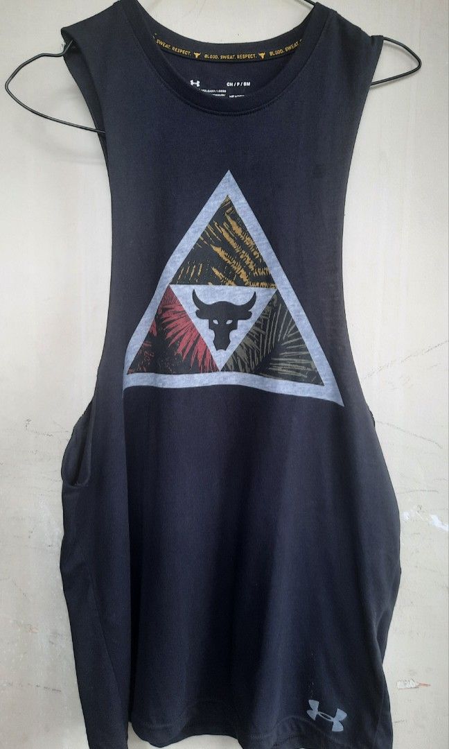 Sleeveless Project Rock Sweat Activated Tank Under Armour Project