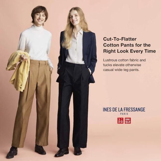 Uniqlo Pleated Wide Leg Trousers / Pant, Women's Fashion, Bottoms, Other  Bottoms on Carousell