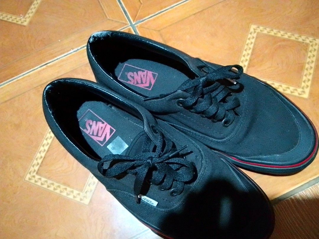 Vans era Check black/multi, Fesyen Pria, Sepatu Sneakers di