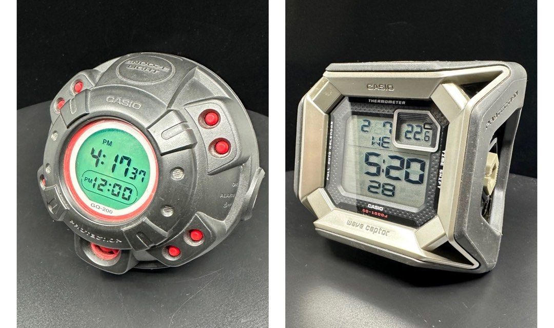 CASIO (カシオ) G-SHOCKのようなデザイン目覚し時計 WAVE CEPTOR GQ