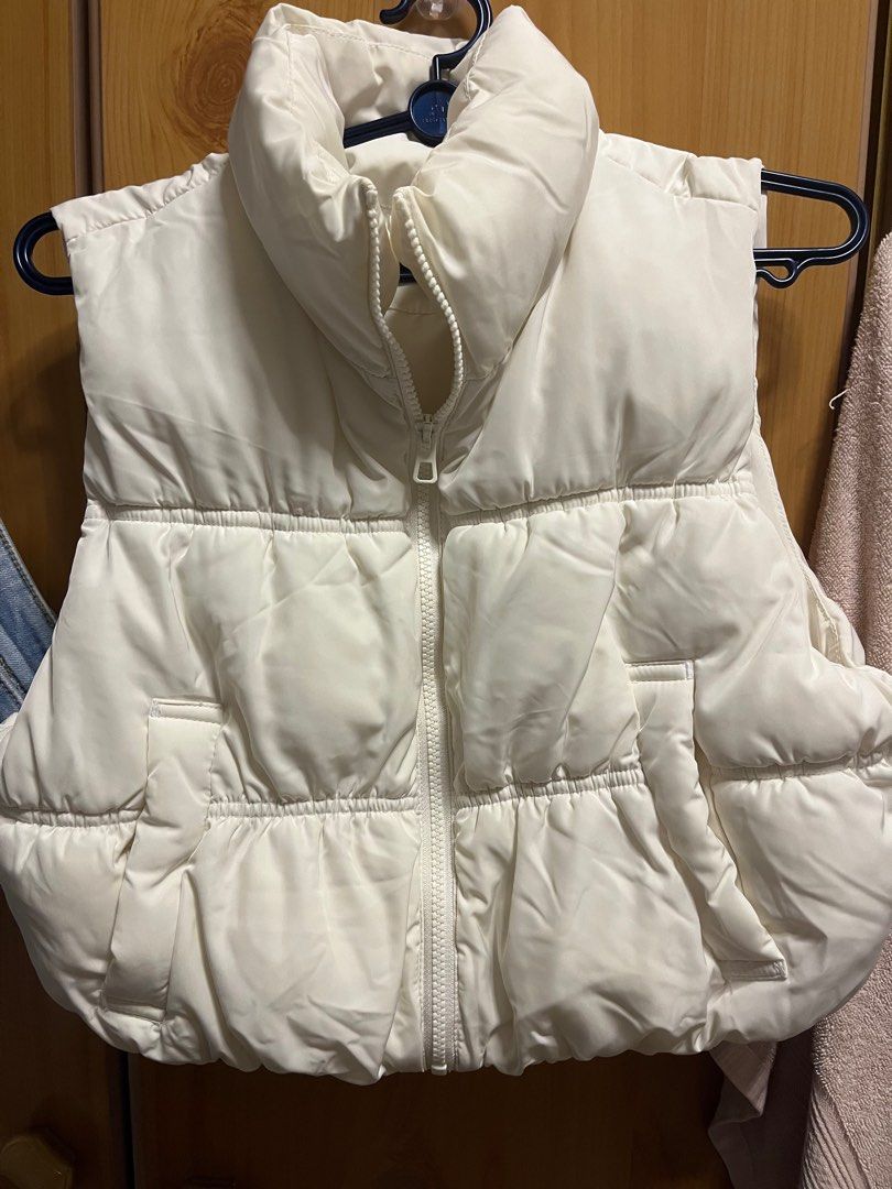 White vest jacket outlet