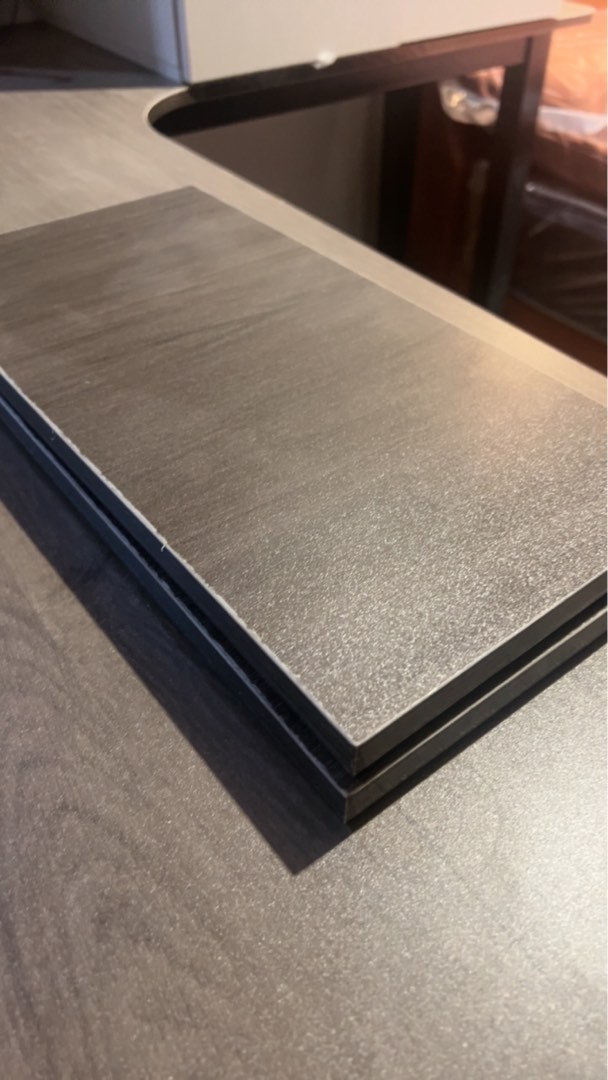 Wooden Plank Lay Table non scratch, Furniture & Home Living