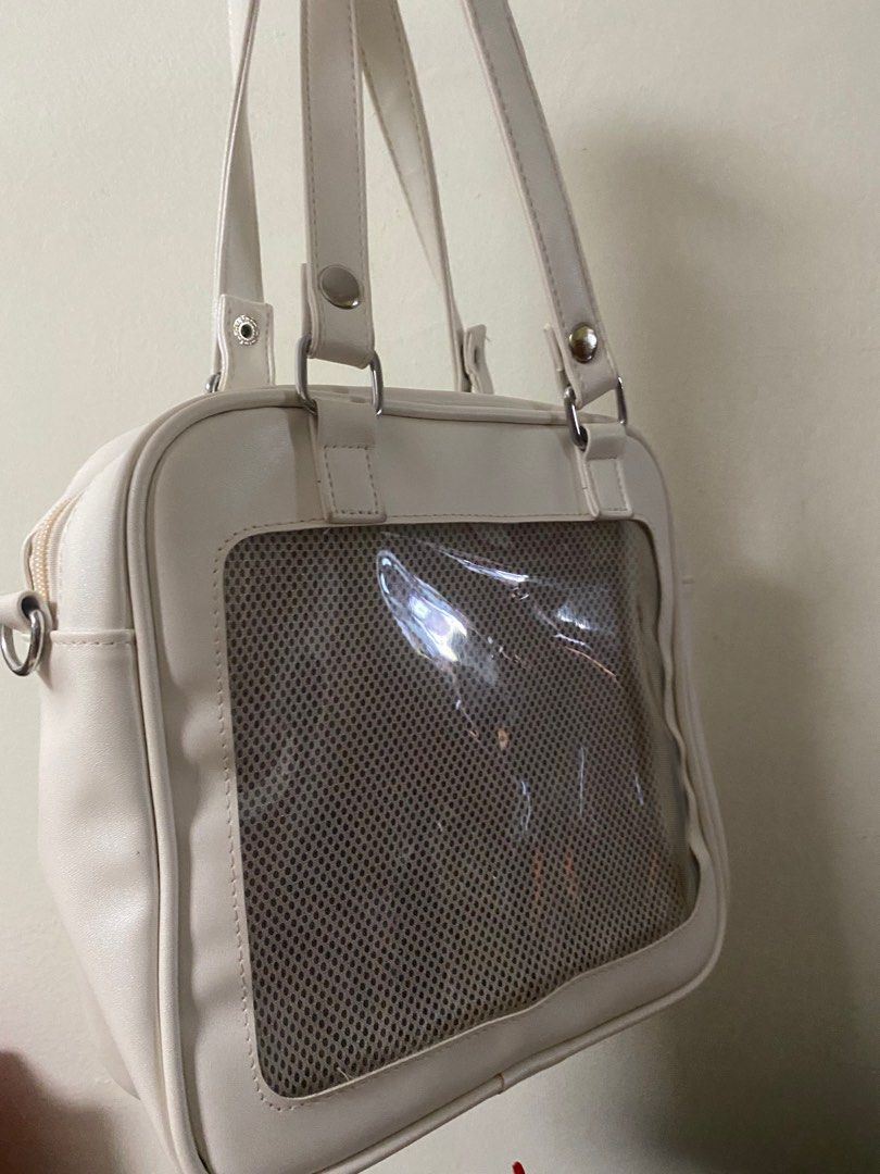 wts white ita bag used shoulder tote bag