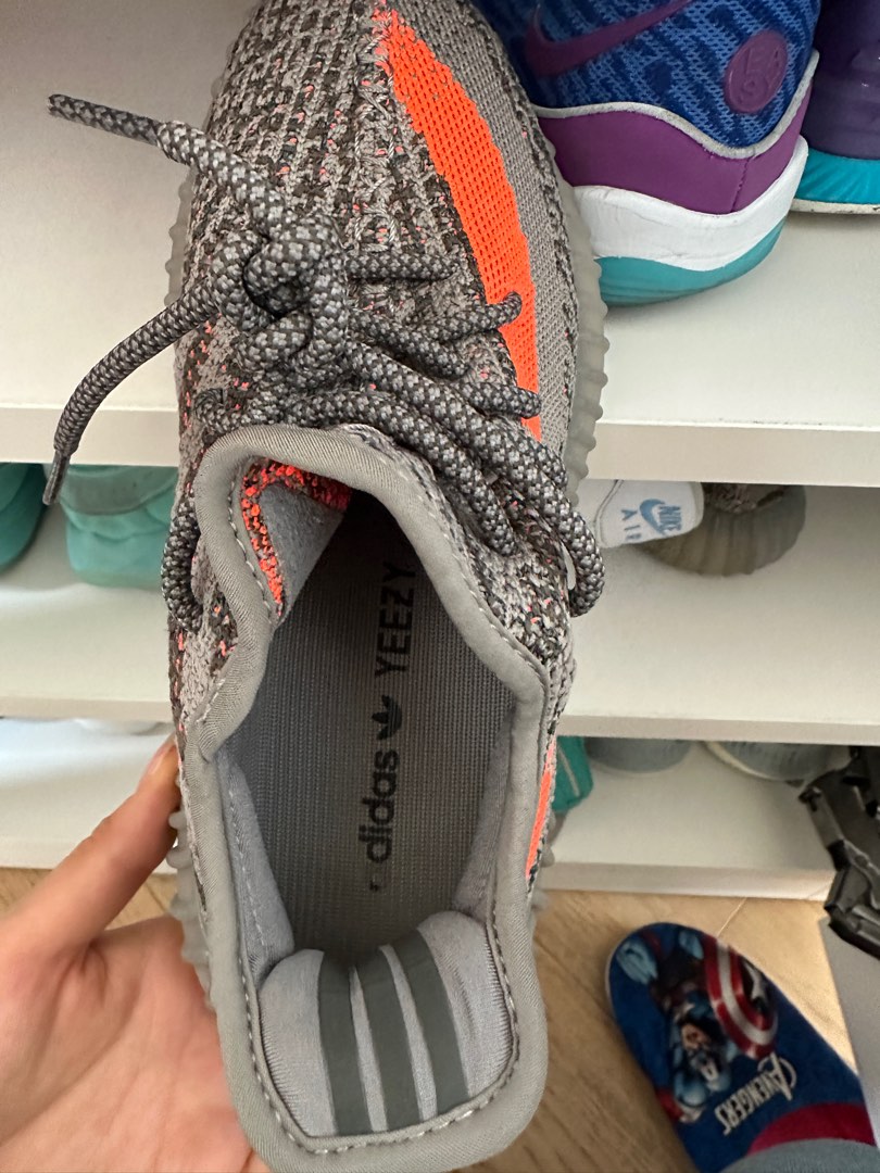 Yeezy 350 Orange Grey Carousell