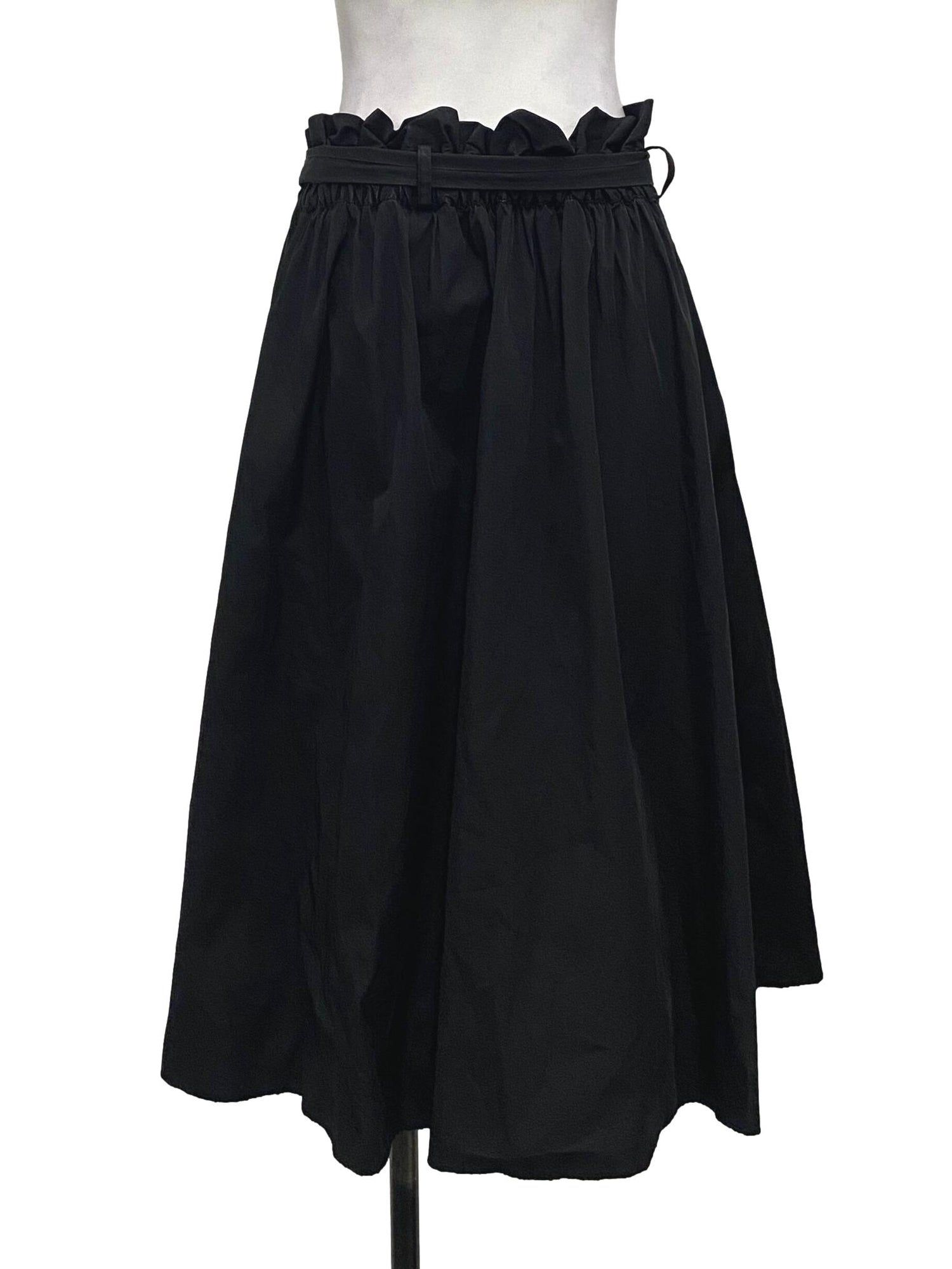 Zara Black Paperbag Skirt Women s Fashion Bottoms Skirts on