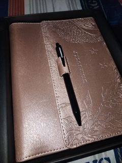 2024 ROSE GOLD PLANNER ORGANIZER WITH PEN