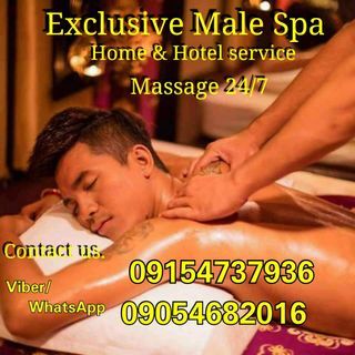 24/7 Open Male home hotel service massage  metro manila malate makati bgc pasay
