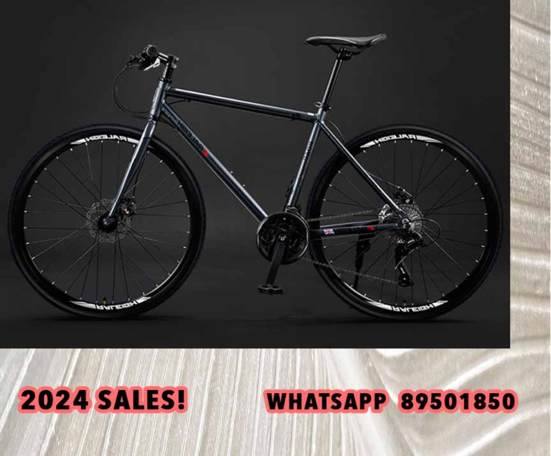 700c 24 Speed Raleigh Road bike S9 Hybrid road bicycle bag 26 child ...