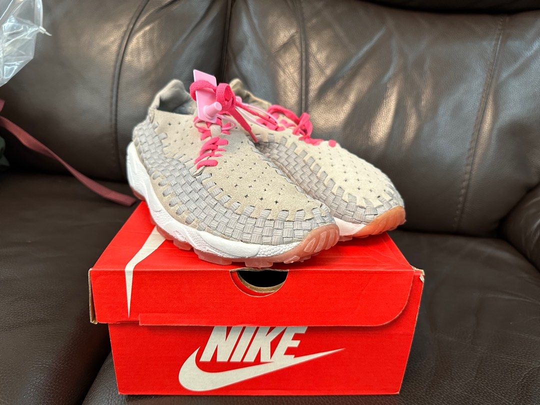 全新EUR42 Nike Air Footscape Woven Grey Pink 灰粉陳冠希, 男