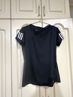 Adidas Black Climalite Tennis Fitness Shirt
