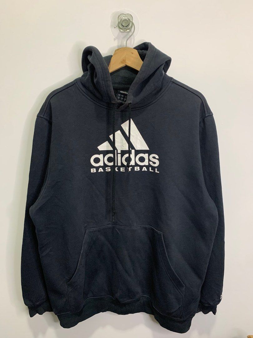Adidas Box Logo Basketball Hoodie