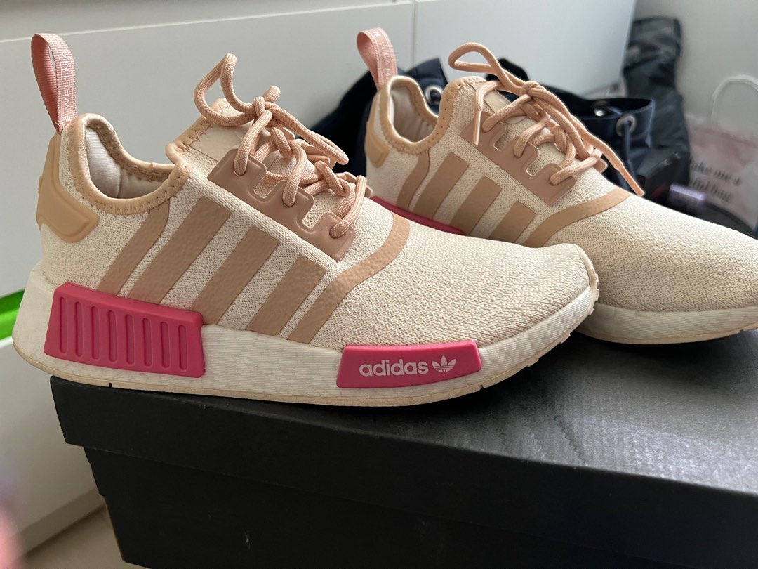 Shoes Adidas Adidas Nmd R1 Linen Vapor Pink Adidas Women's NMD R1