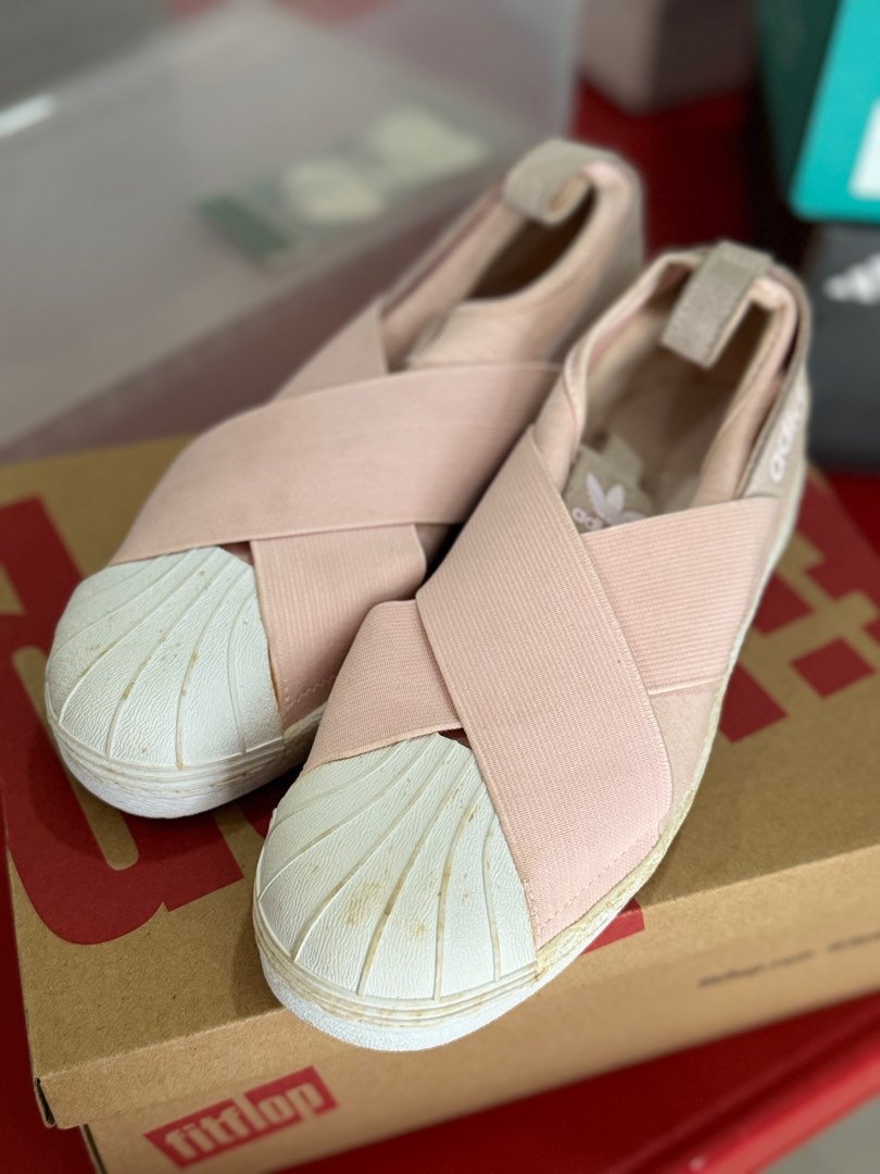 ADIDAS SLIP ON PINK UK4 Women s Fashion Footwear Sneakers on