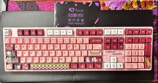 Akko Demon Slayer Nezuko 5108B Plus Multi-Modes RGB Hot-Swappable Mechanical Keyboard