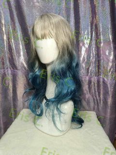 Alice Garden Gray to Blue Ombre wig