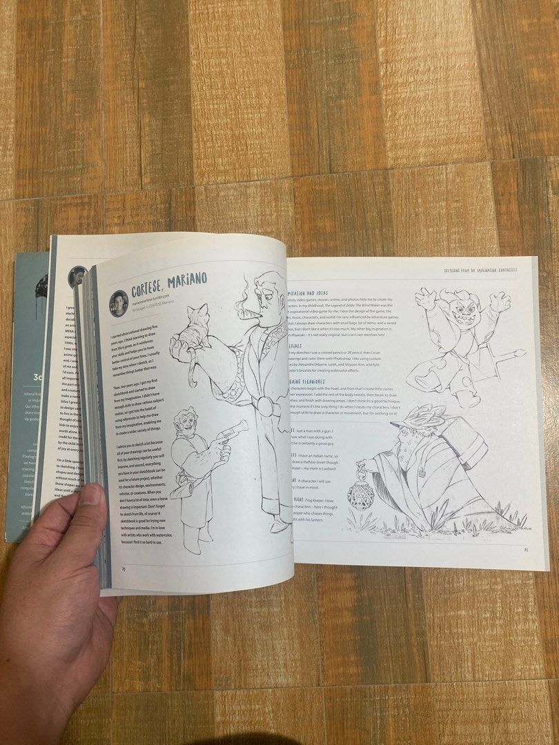 Artbook - Sketching from the Imagination: Characters (Category: Storybooks) located in Manila. Submitted by renzieg (Listing ID 1292195506, Image 2). Description: Artbook published by 3Dtotal Publishing. Barely used it. Only as a reference and read some ideas and techniques from professionals and their materials. .
