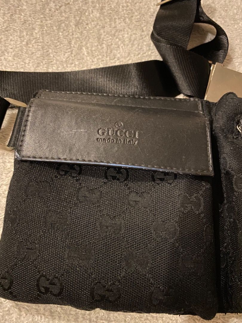 AUTHENTIC!💯 GUCCI Belt Bag (Category: Luxury Bags & Wallets) located in Quezon City. Submitted by docagillemontemayor (Listing ID 1292209292, Image 2). Description: 💯AUTHENTIC💯 Gucci Fanny pack/ Belt Bag In color black🖤 UNISEX👌 Bought this at the actual Gucci Store in California where we had our Family Vacation year 2015 Lost care card and dust bag when we move out sa old house namen. But will include Original Gucci box once you purchase thi