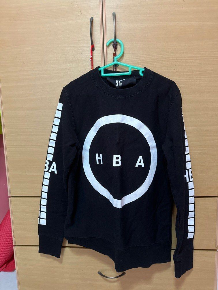 AUTHENTIC Hood By Air HBA black jumper sweater sweatshirt Men s Fashion Tops Sets Hoodies on Carousell