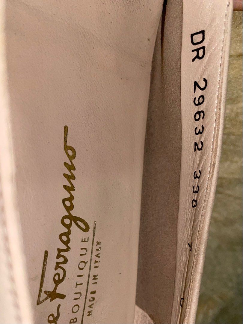Salvatore ferragamo shop shoes serial number