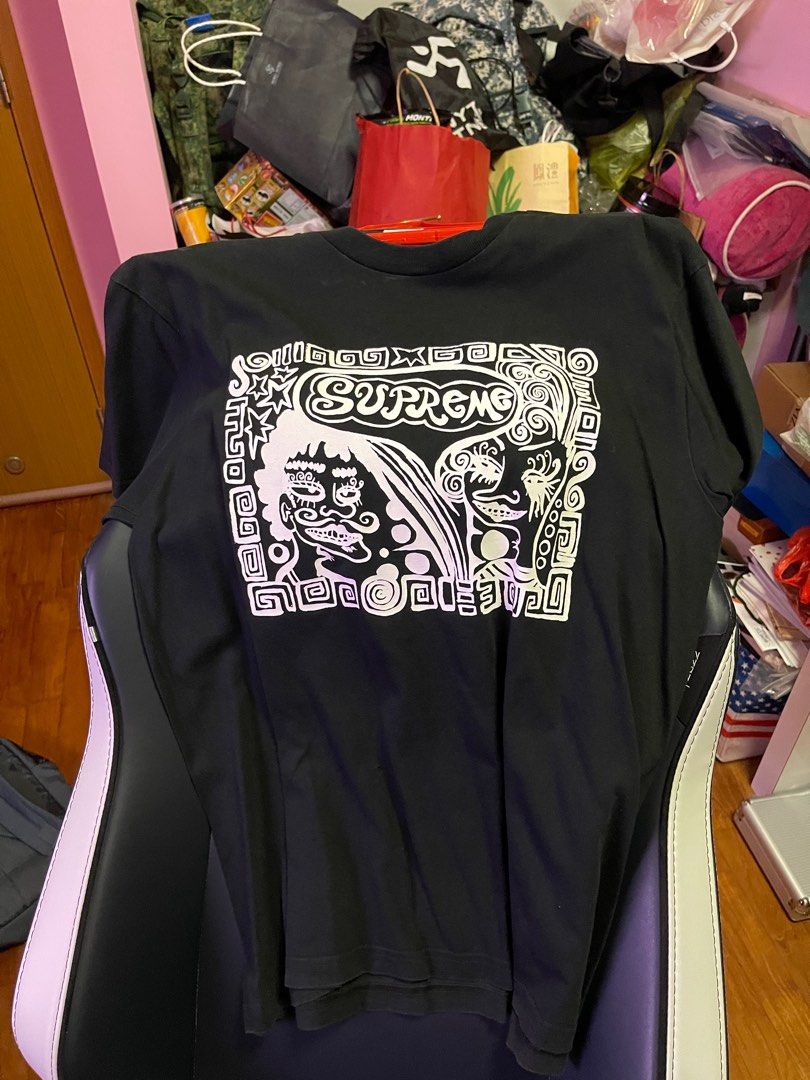 Supreme faces tee black clearance