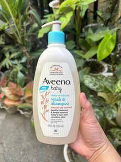 Aveeno baby daily moisture wash and shampoo
