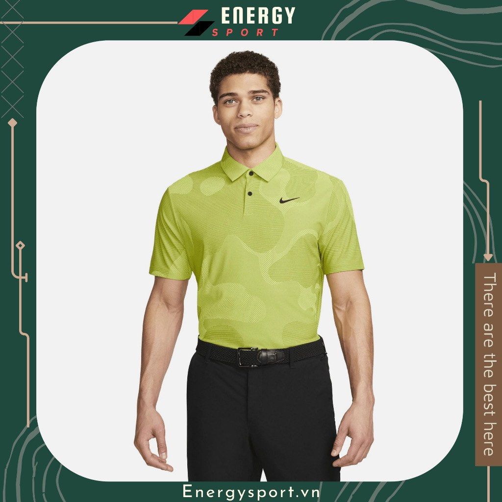 BRAND NEW IN STOCK Nike Dri FIT AD Tour Camo Golf Men s Polo T shirt Green Men s Fashion Activewear on Carousell