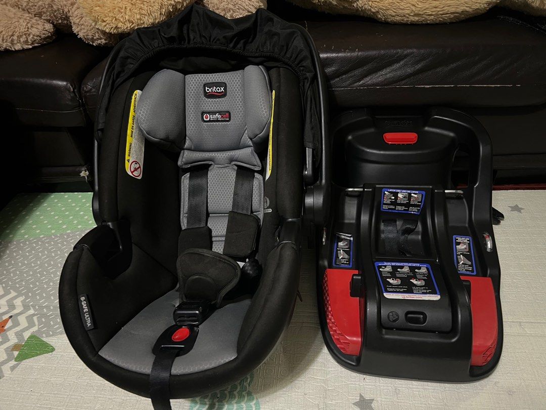 Britax (Category: Car Seats) located in Las Pinas. Submitted by clearancefanatic (Listing ID 1292256003, Image 3). Description: No Box, with base included In good condition, Slightly used Description The B-Safe Ultra infant car seat is designed for safety, comfort and mobility. Easily and securely install the car seat with a base or without. Two layers of side impact protection plus the patented Britax SafeCell Impact Protection system means your