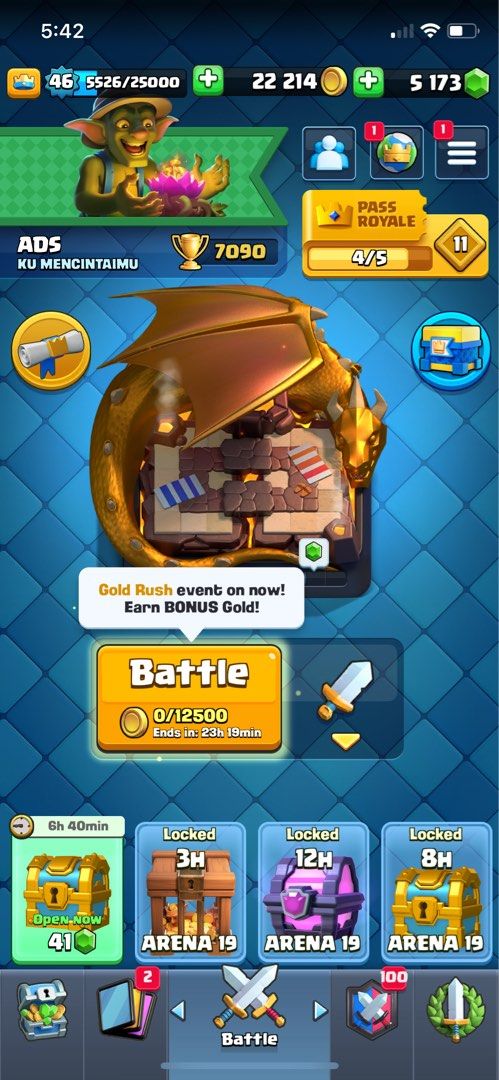 Clash royale shop account for sale