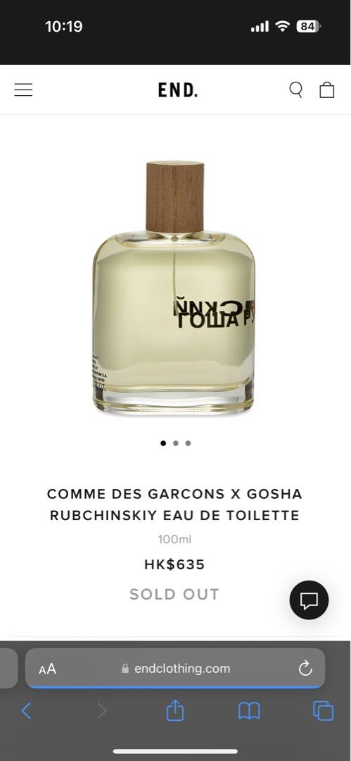 Gosha rubchinskiy eau de toilette store