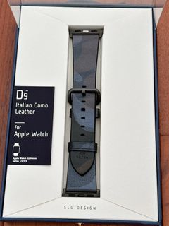 D9 Italian Camo Leather Strap for Apple Watch