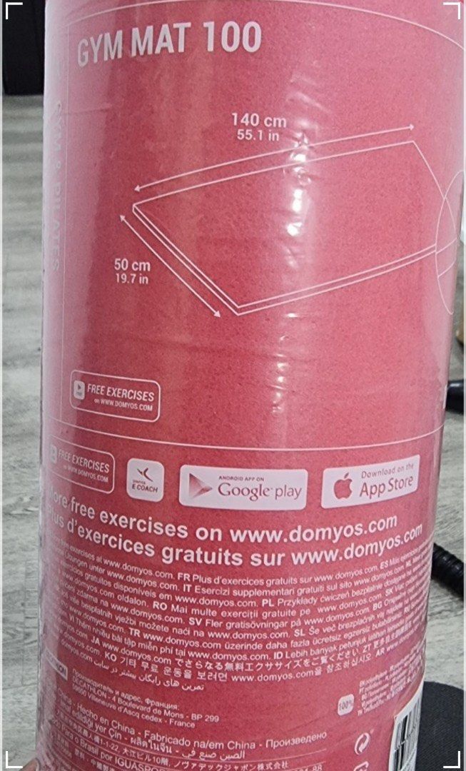 decathlon gym mat Sports Equipment Exercise Fitness Exercise Mats on Carousell