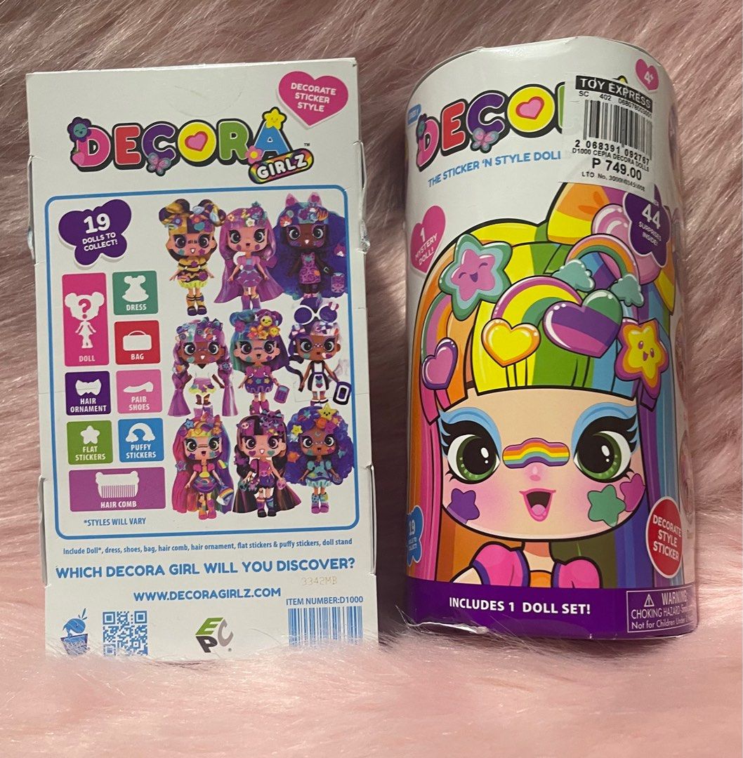 Decora Girlz The Sticker 'N Style Dolls, Hobbies & Toys, Toys & Games