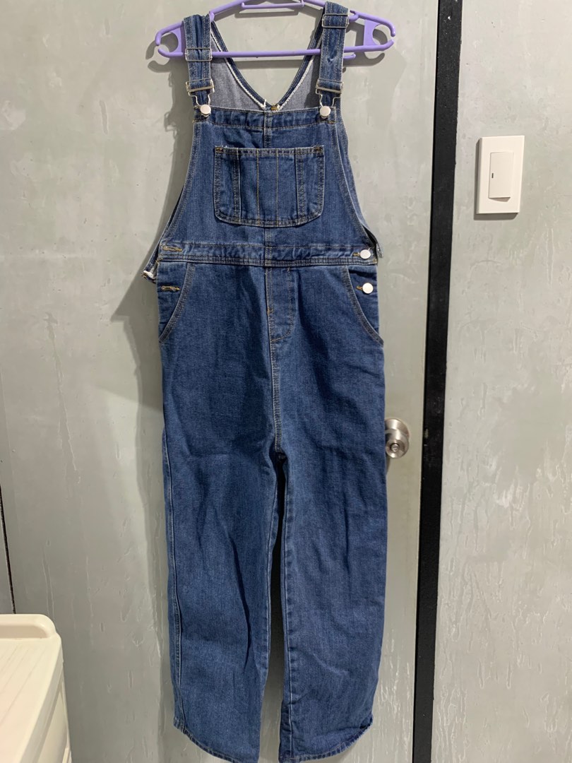 Korean Fashion High Waist Denim Jeans Jumpsuit For Women With Bib And Loose  Fit Limited Sale! From Essential_hoodie, $14.04 | DHgate.Com