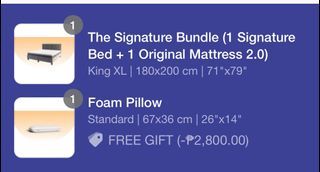 Emma mattress and bed frame king XL