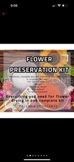 Flower preservation kit- silica gel