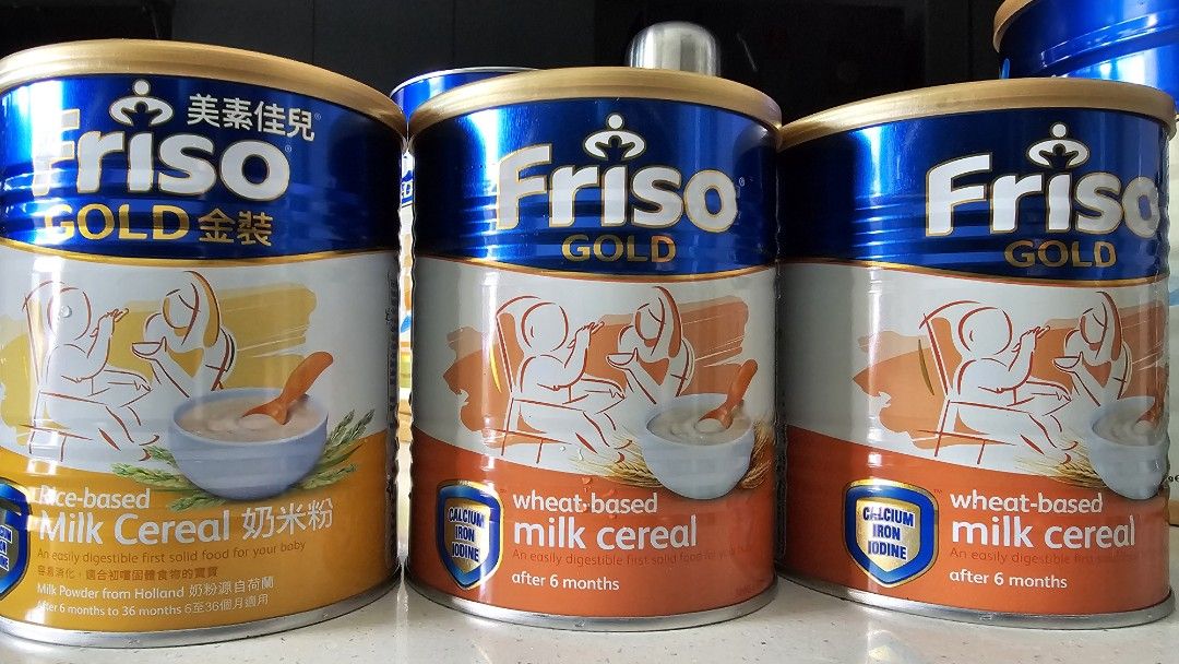 Friso Milk Cereal Babies Kids Nursing Feeding Weaning