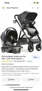 GB Stroller and Car seat Set