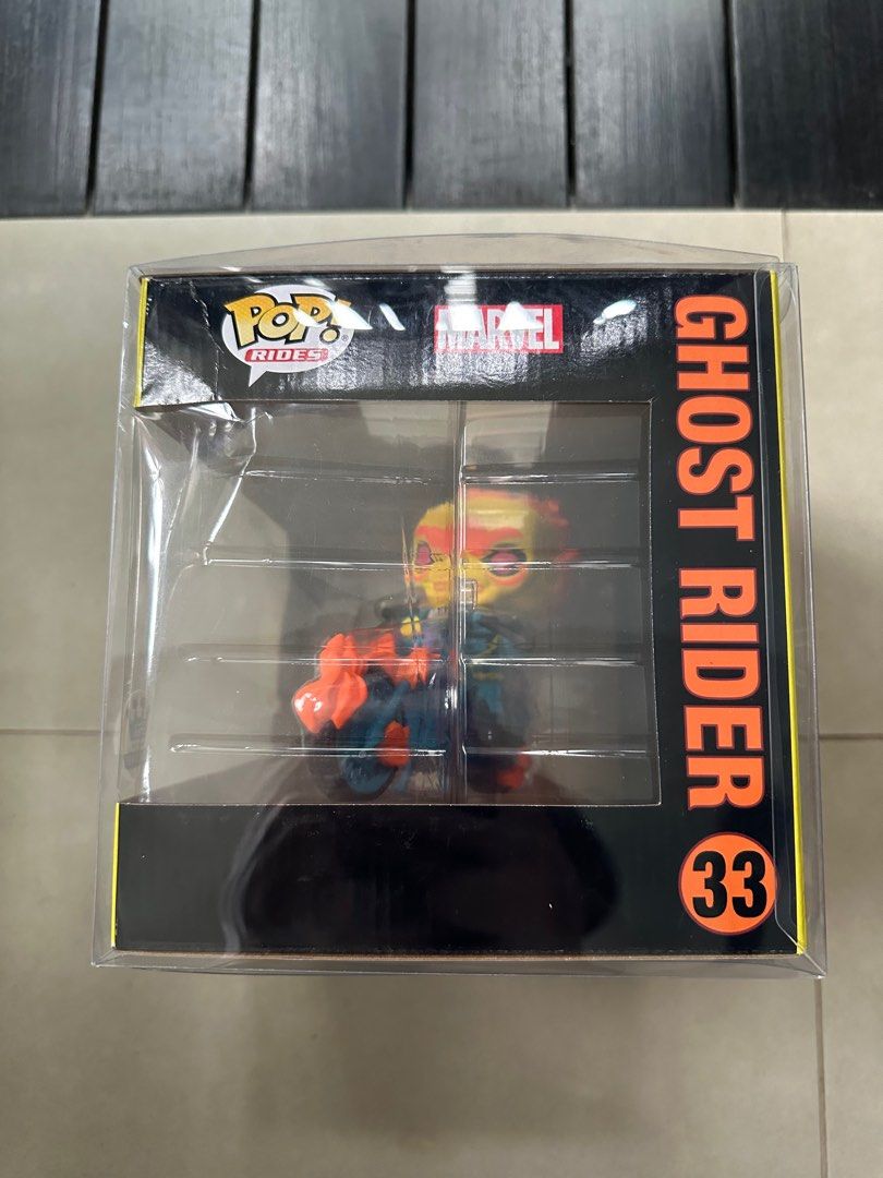 Funko POP! Rides Marvel Ghost Rider Blacklight - Exclusive - Figurine