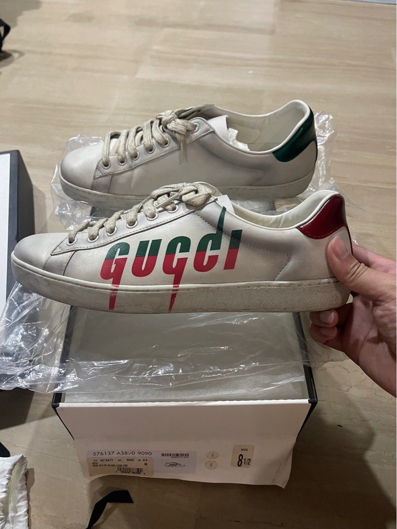 Men's ace sneaker with gucci blade discount