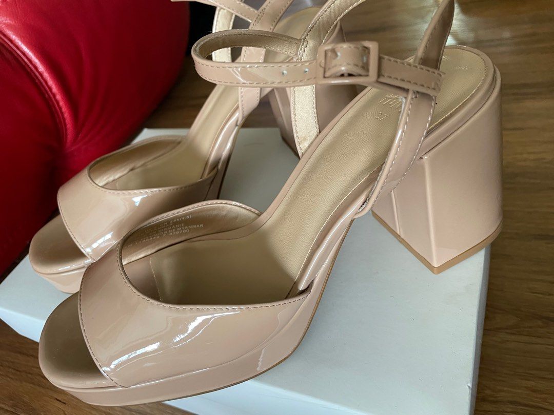 H M chunky heels
