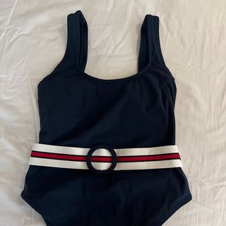 H&M Navy Blue One Piece Swimsuit