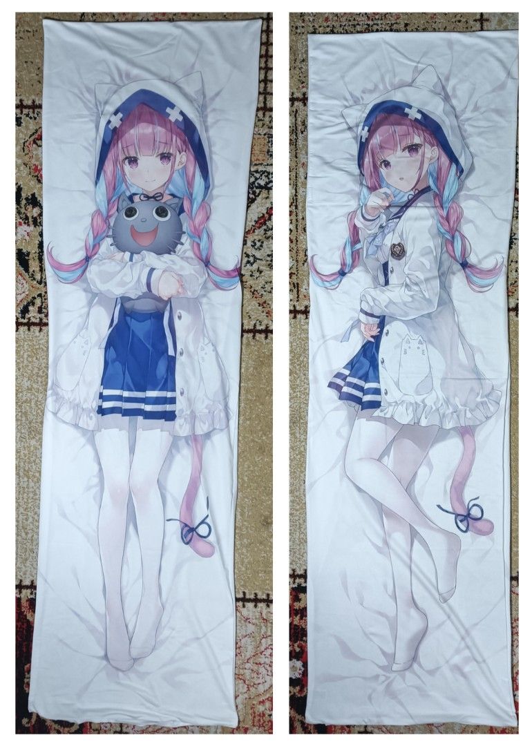 Hololive Minato Aqua 4th Anniversary Celebration Body Pillow Cover Dakimakura Hobbies Toys Collectibles Memorabilia Fan Merchandise on Carousell