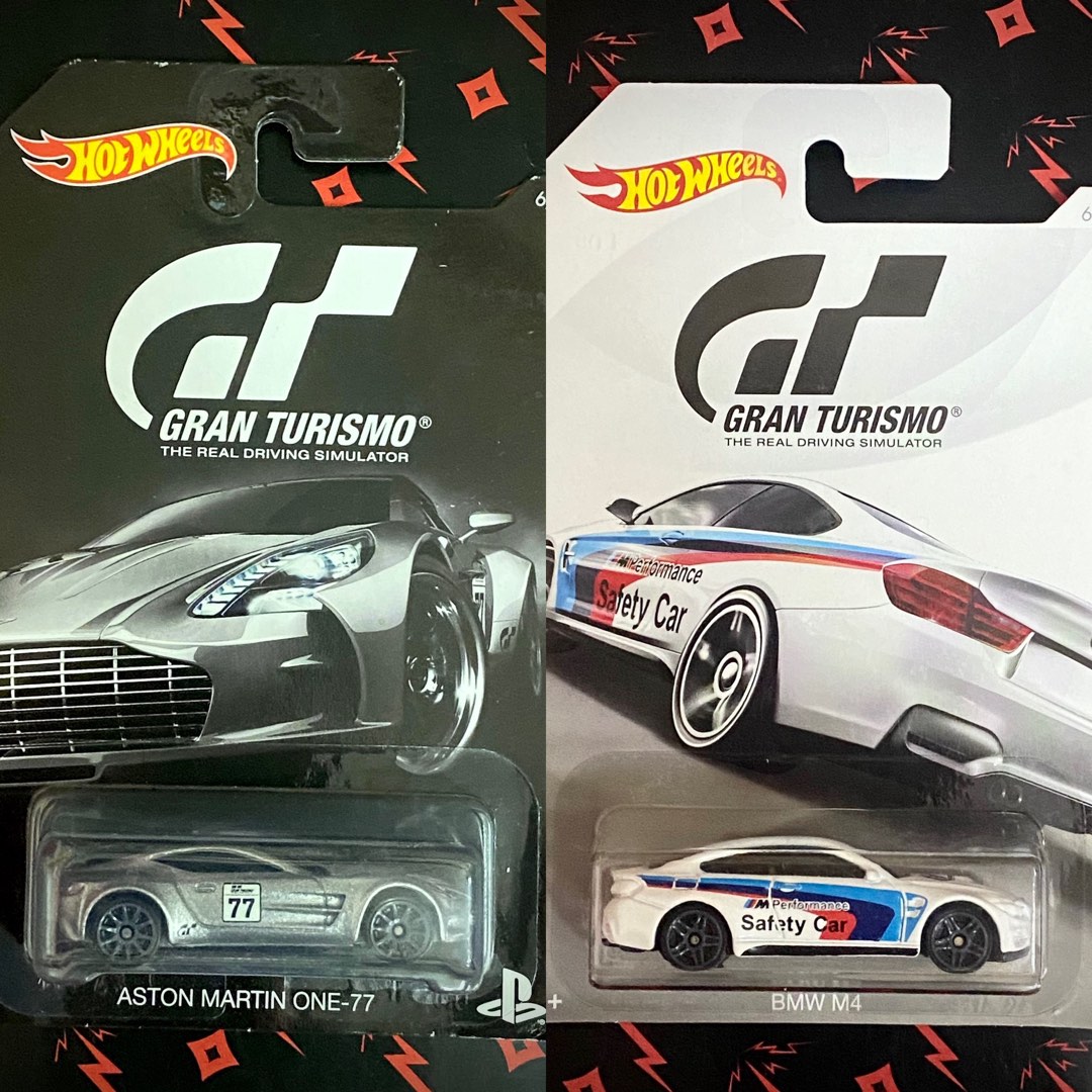 Hot Wheels Gran Turismo Playstation Aston Martin 77 silver