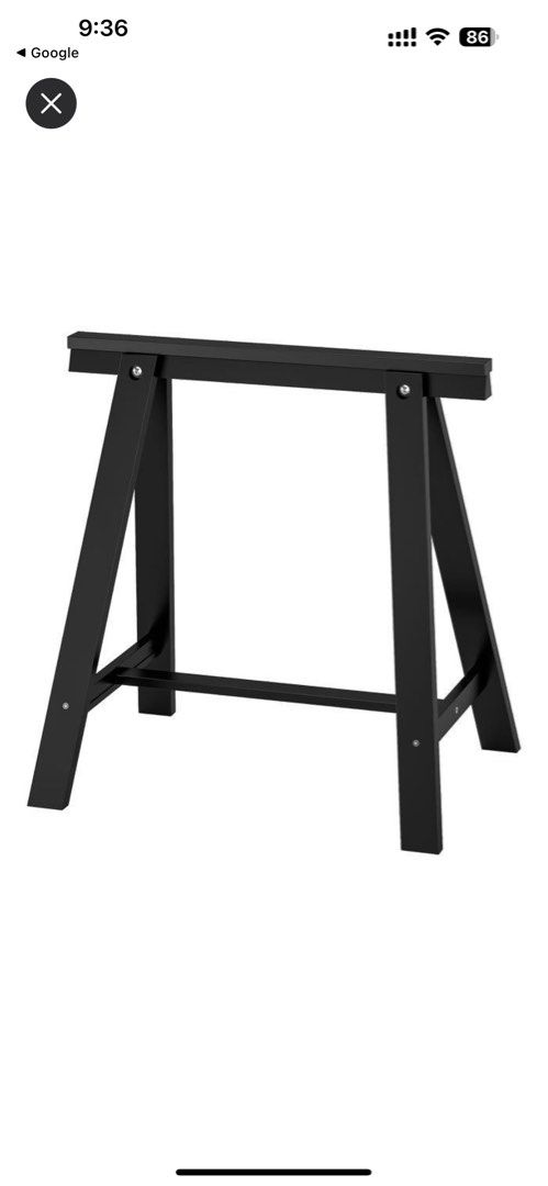 Ikea wooden sale trestles