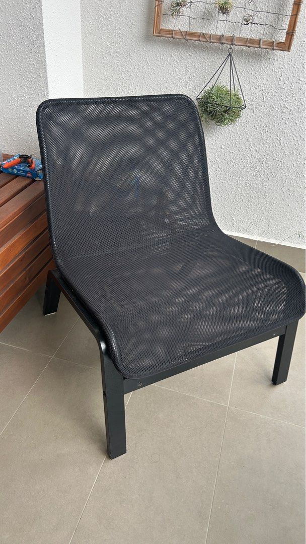 Armchair Nolmyra Chair IKEA NOLMYRA Lounge Chair Grey Light Wood