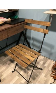 IKEA FOLDABLE WOODEN CHAIR